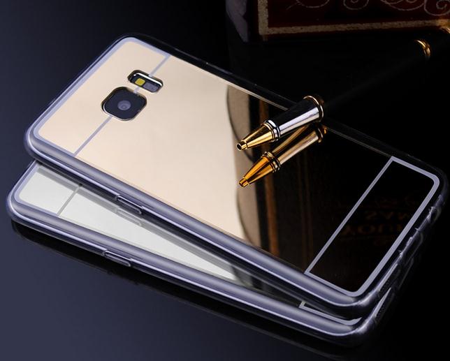 Galaxy S7 edge Soft Gel TPU Glaring Mirror Case
