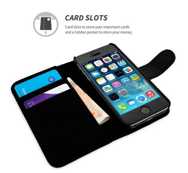 iPhone SE Case Wallet leather cover case