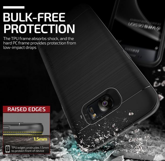 Galaxy S7 impact proof hybrid case brushed Galaxy S7 impact proof hybrid case brushed