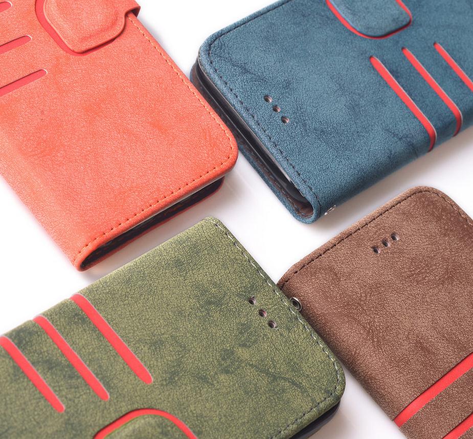 iPhone 6 6s vintage wallet leather ID window case