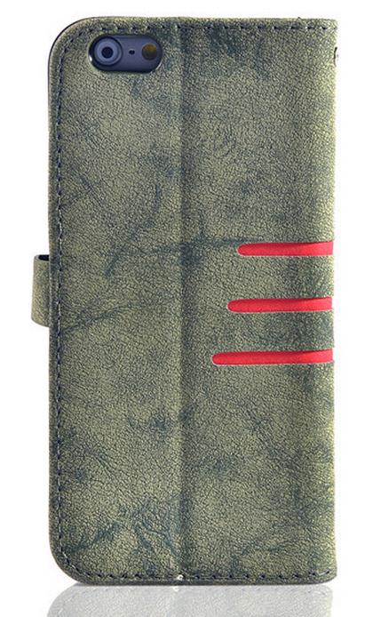 iPhone 6 6s vintage wallet leather ID window case
