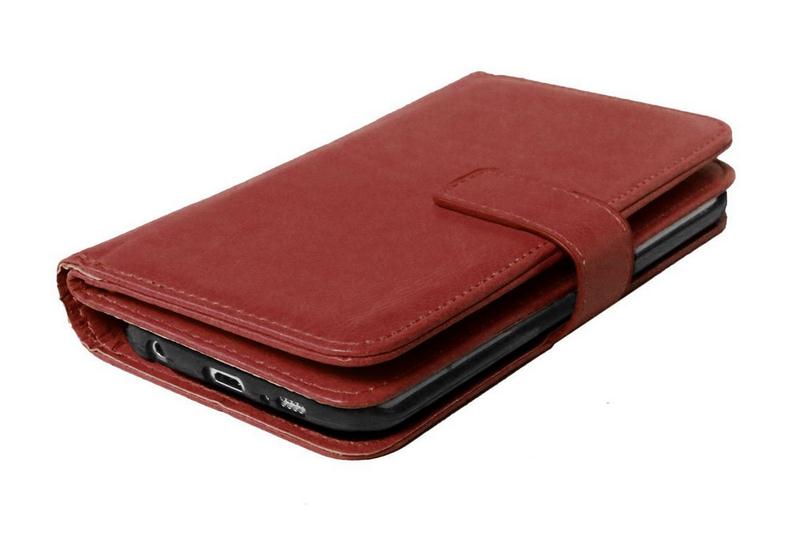 Galaxy S7 edge double wallet detachable case