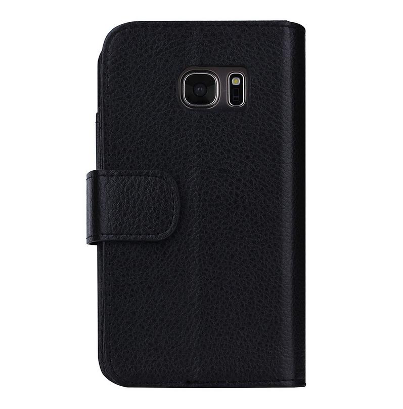 Galaxy S7 Edge Wallet Case Full Cash Pocket Id - Black Galaxy S7 Edge Wallet Case Full Cash Pocket Id - Black
