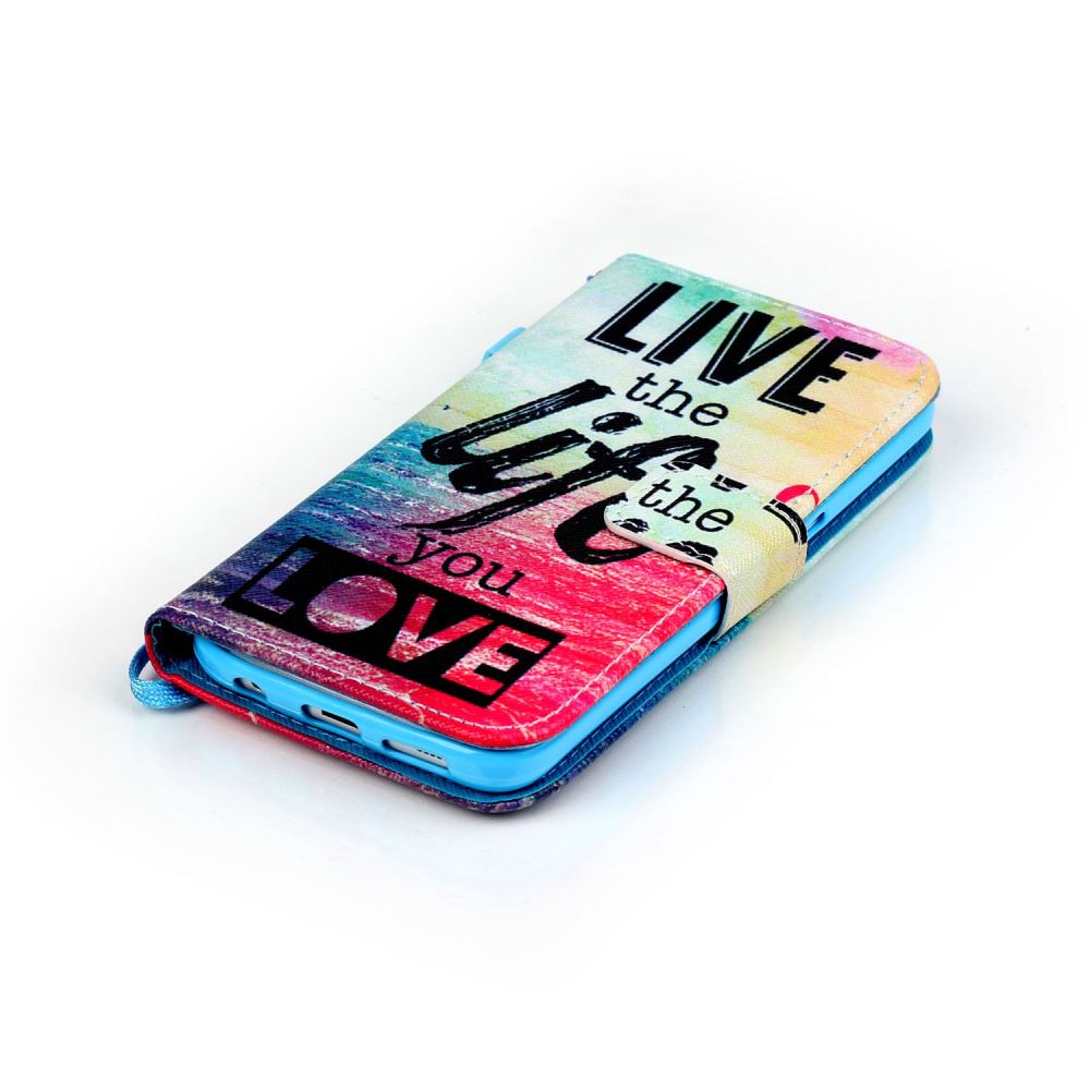 Galaxy S7 case wallet leather case printed