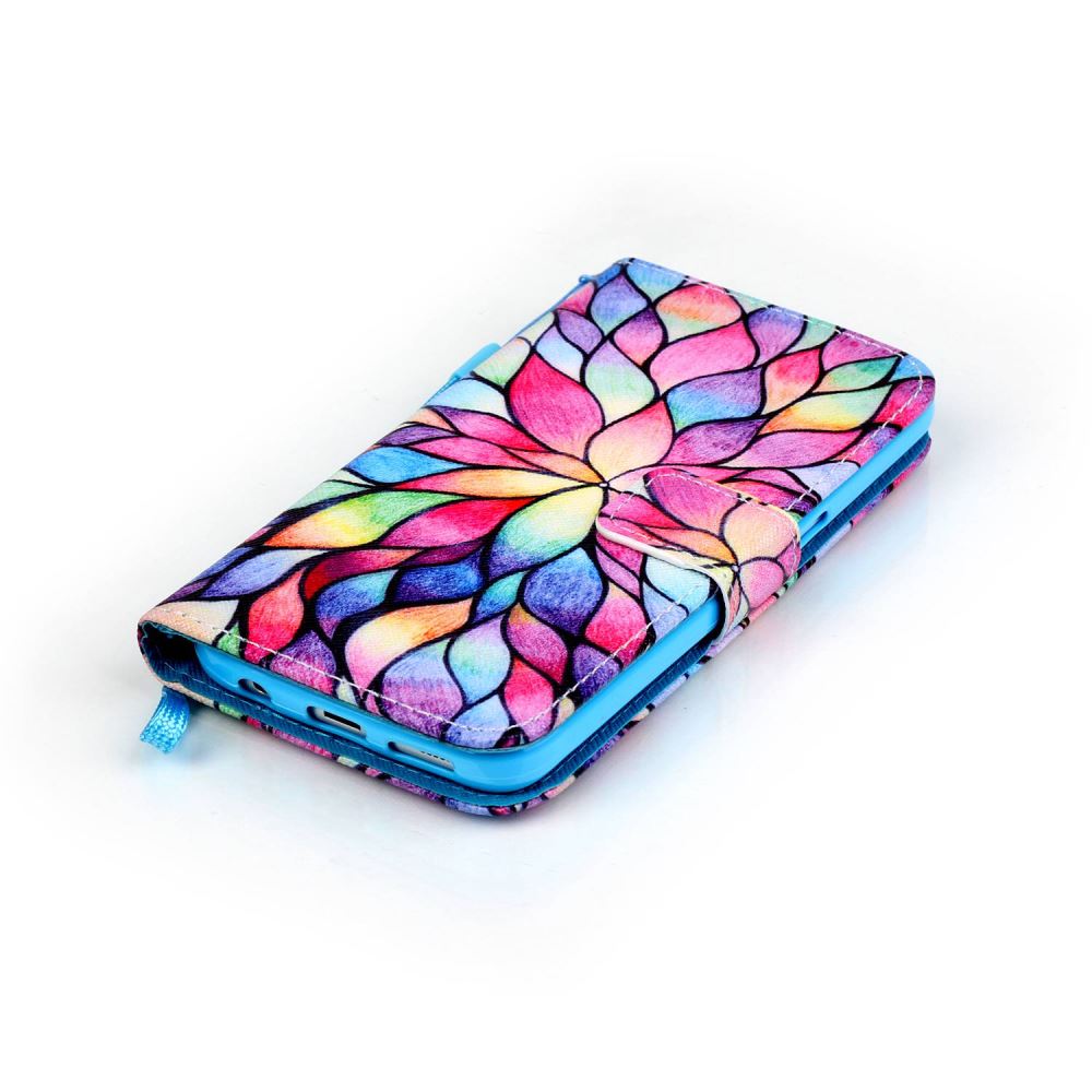 Galaxy S7 case wallet leather case printed