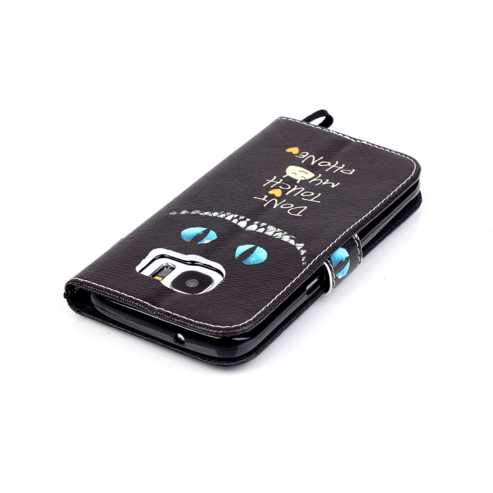 Galaxy S7 case wallet leather case printed