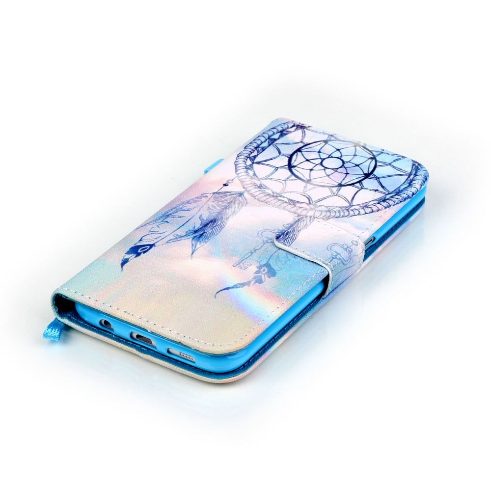 Galaxy S7 EDGE case wallet leather case printed