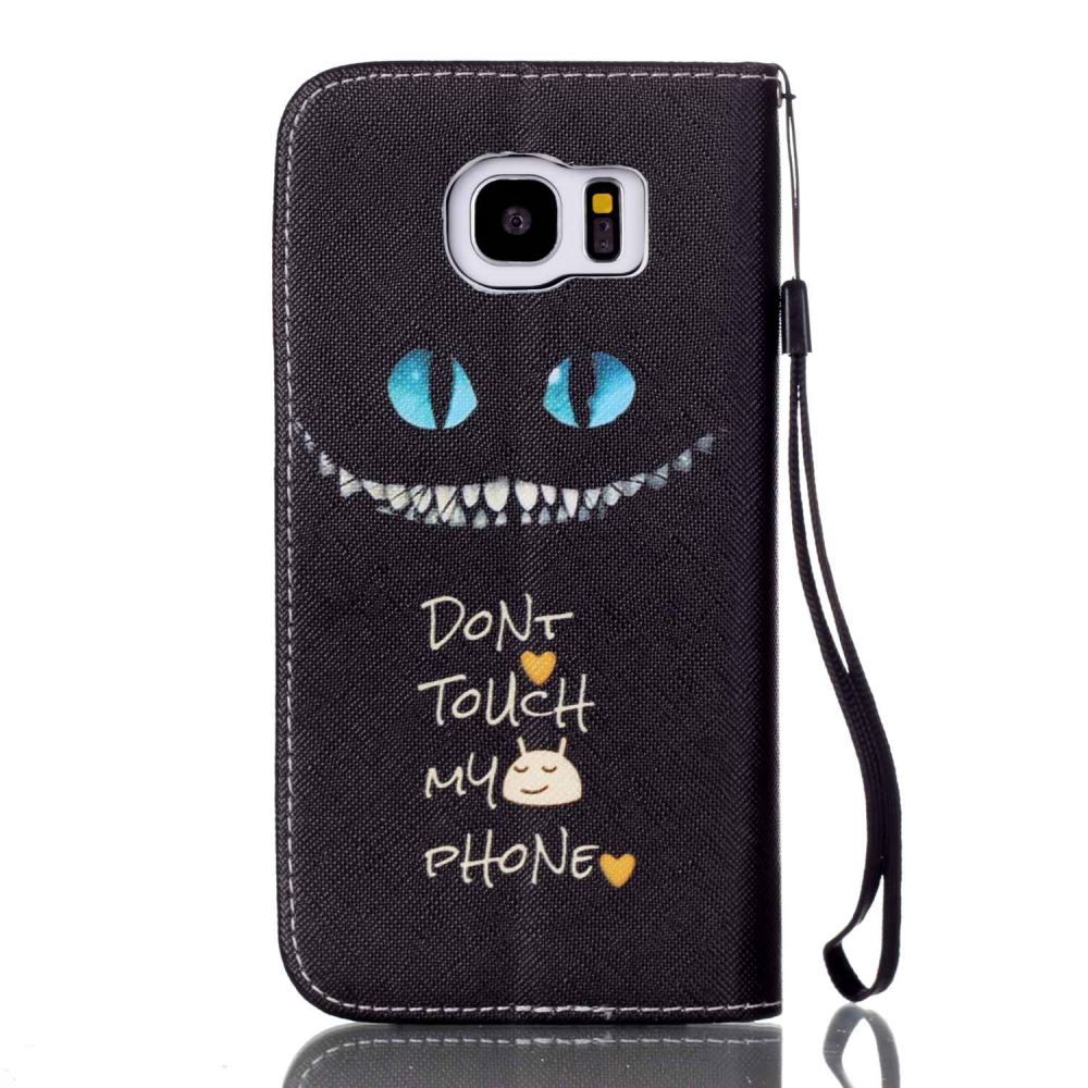 Galaxy S7 EDGE case wallet leather case printed