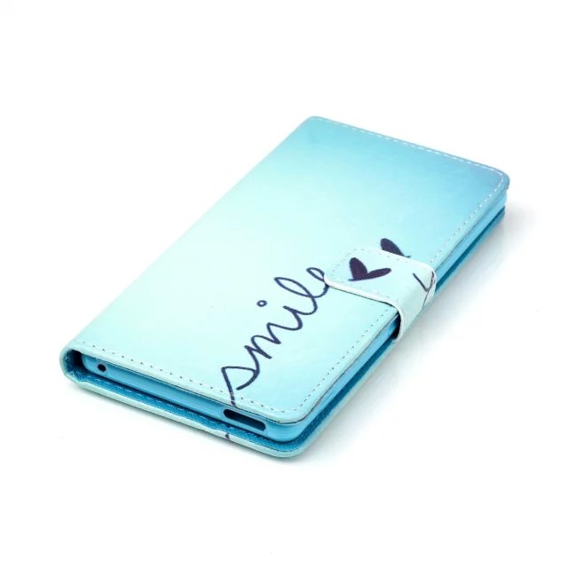 Sony M4 Aqua case wallet leather case printed