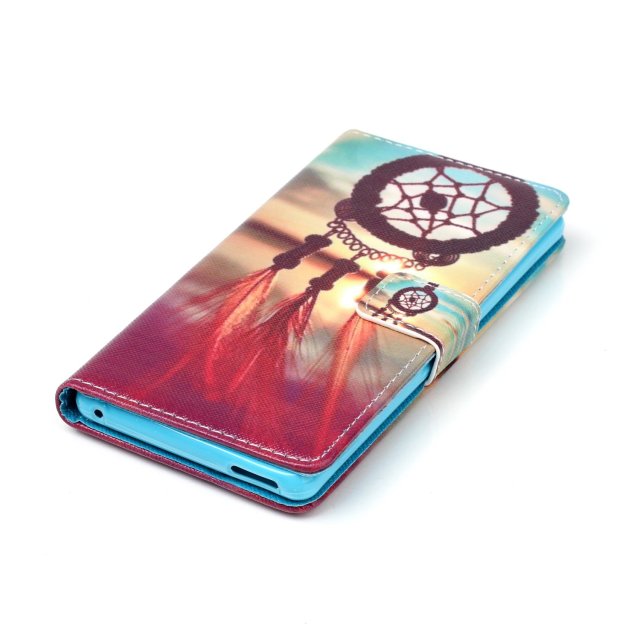 Sony M4 Aqua case wallet leather case printed