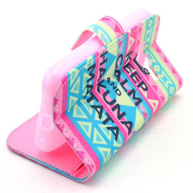 Galaxy ACE 4 NEO case wallet leather case printed