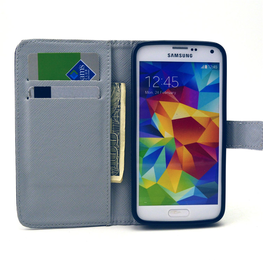 Samsung Galaxy S5 case wallet leather case printed Samsung Galaxy S5 case wallet leather case printed