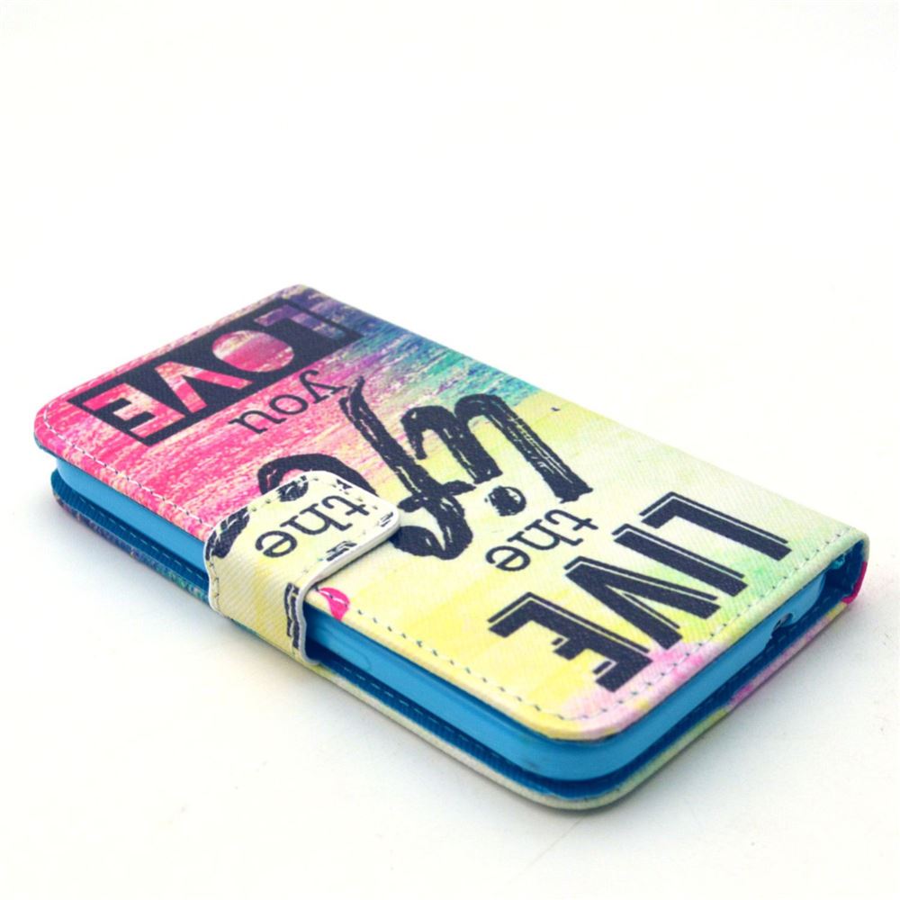 Galaxy Core Prime case wallet leather case printed