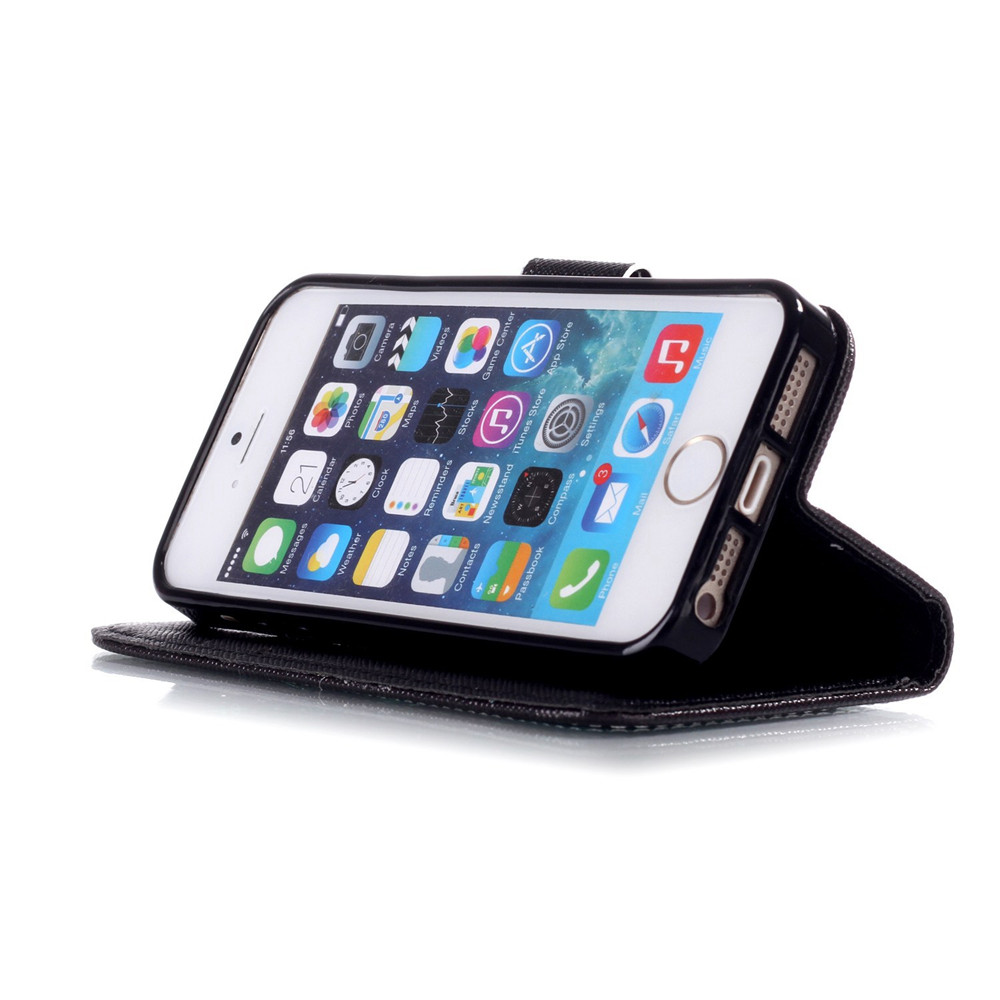 iPhone 5 5s SE case wallet leather case printed iPhone 5 5s SE case wallet leather case printed