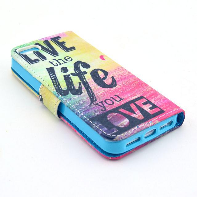 iPhone 5 5s SE case wallet leather case printed iPhone 5 5s SE case wallet leather case printed