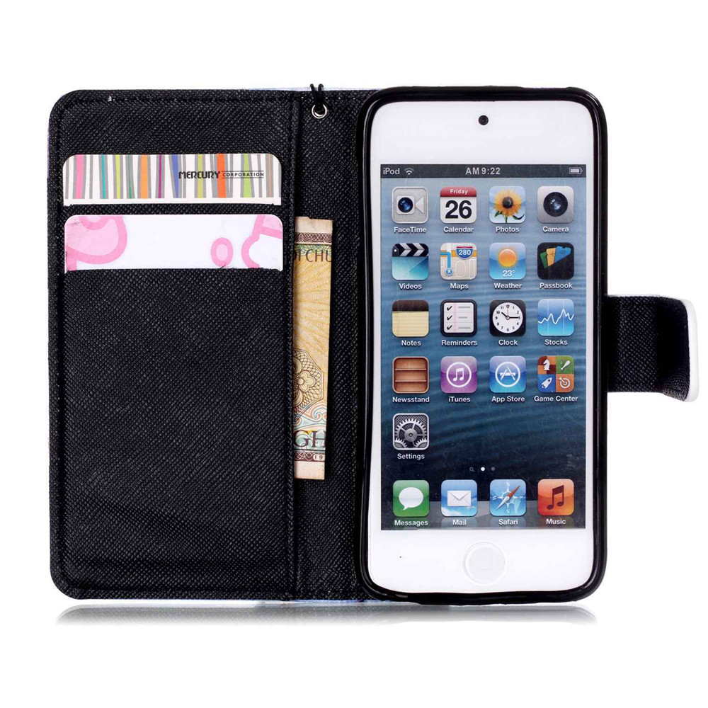 iPod Touch 5 6 case wallet leather case printed iPod Touch 5 6 case wallet leather case printed
