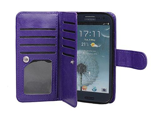 Galaxy S3 double wallet leather case detachable Galaxy S3 double wallet leather case detachable