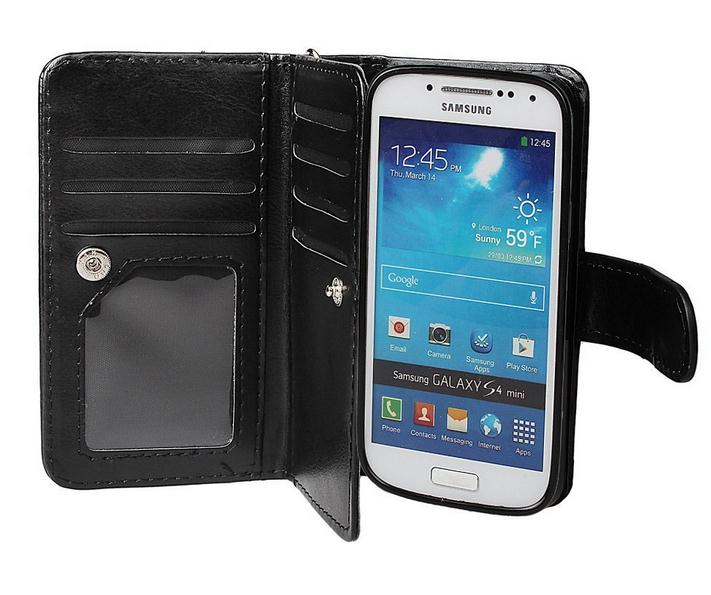 Galaxy S4 detachable wallet leather case