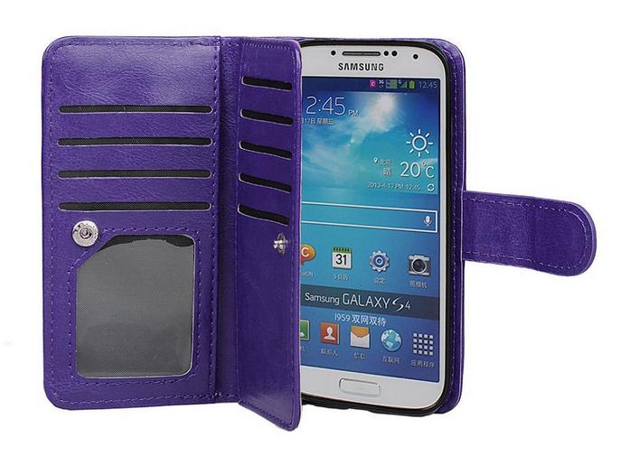 Galaxy S4 Mini detachable wallet leather case