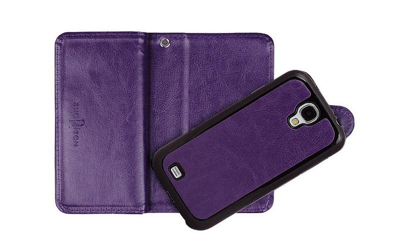 Galaxy S4 Mini detachable wallet leather case