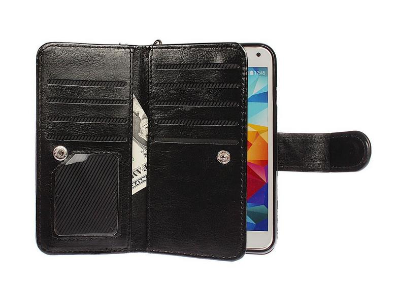 Galaxy S5 Mini detachable wallet leather case