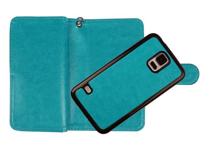 Galaxy S5 Mini detachable wallet leather case