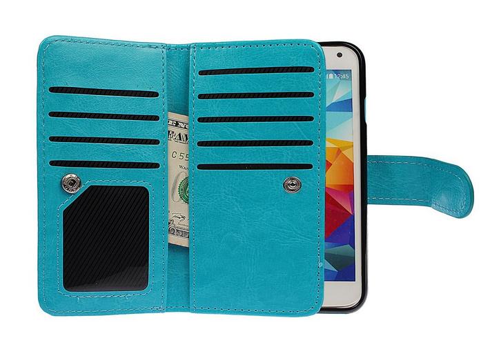 Galaxy S5 Mini detachable wallet leather case