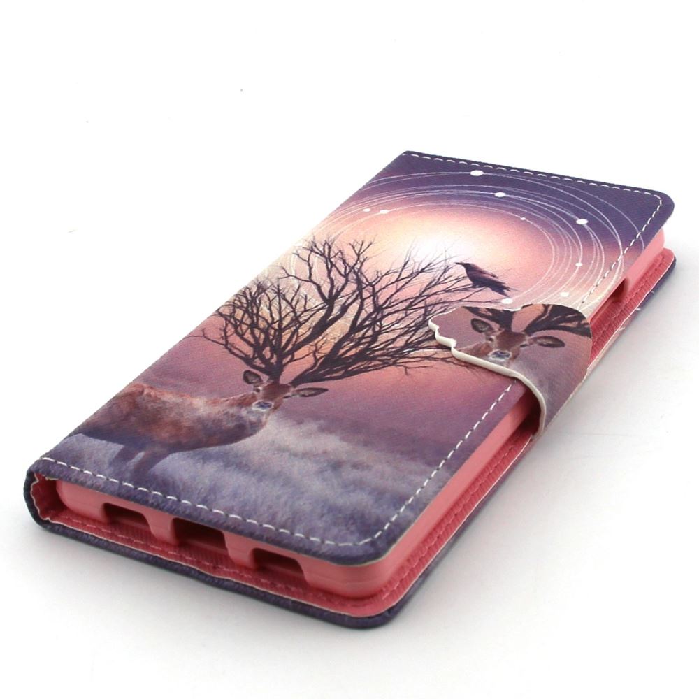 Huawei P8 LITE case wallet leather case printed