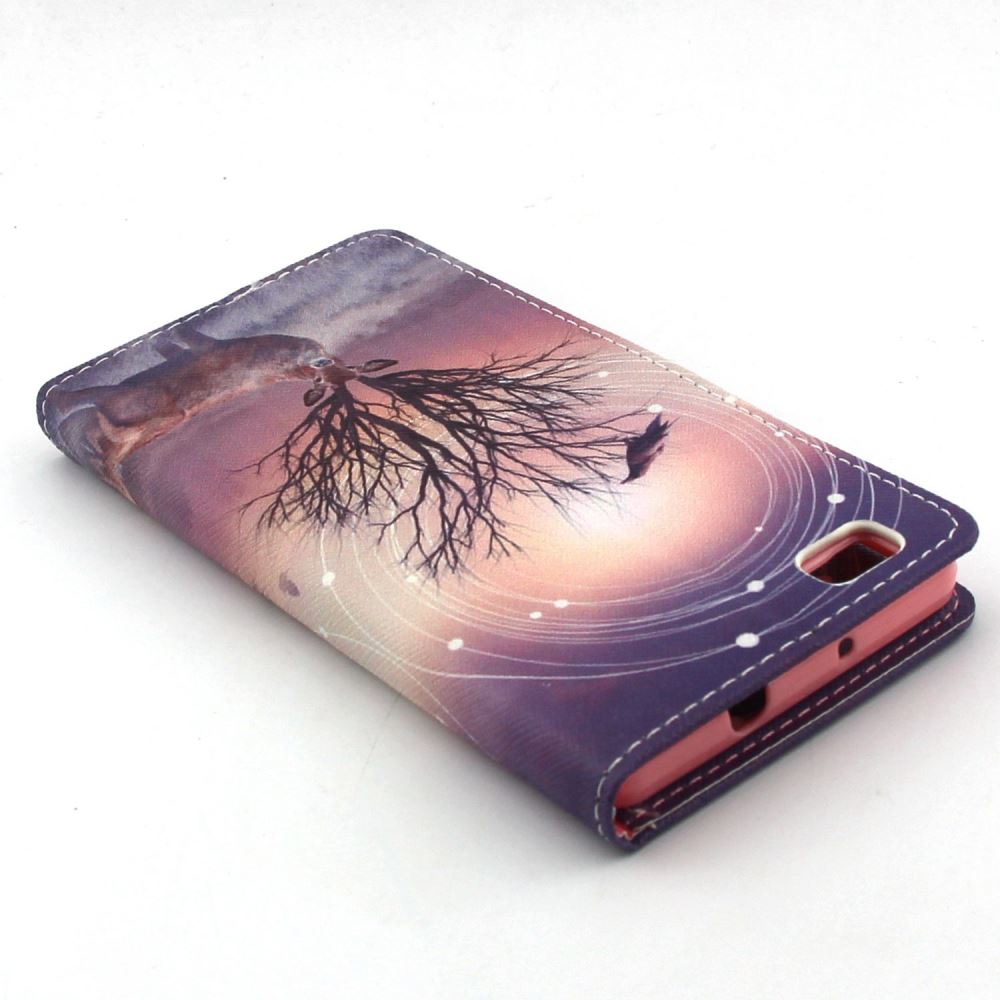 Huawei P8 LITE case wallet leather case printed
