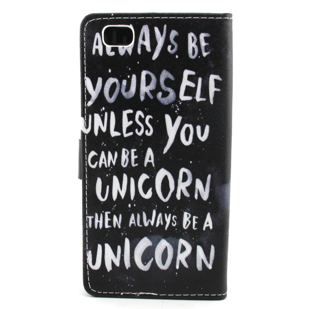 Huawe P8 LITE case wallet leather case printed