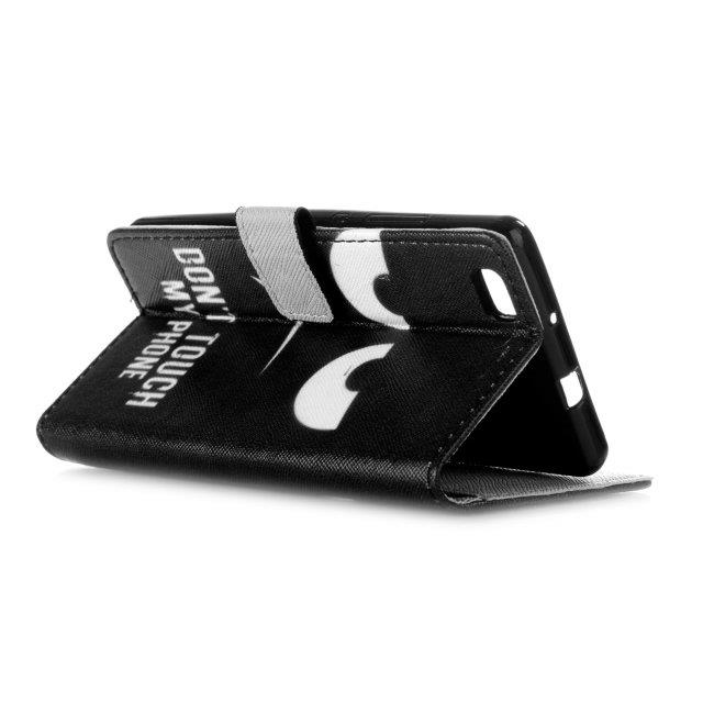 Huawei P8 LITE case wallet leather case printed