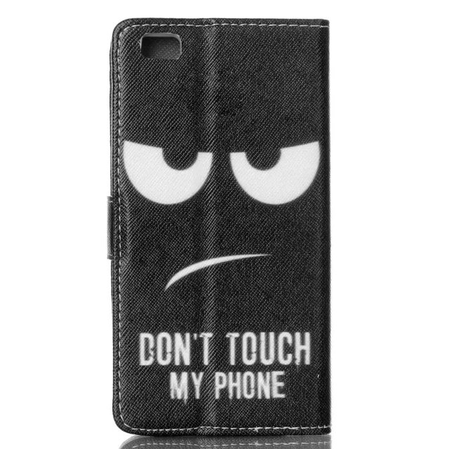 Huawei P8 LITE case wallet leather case printed