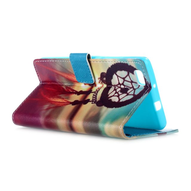 Huawei P8 LITE case wallet leather case printed