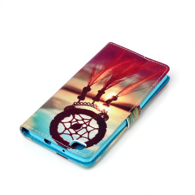 Huawei P8 LITE case wallet leather case printed