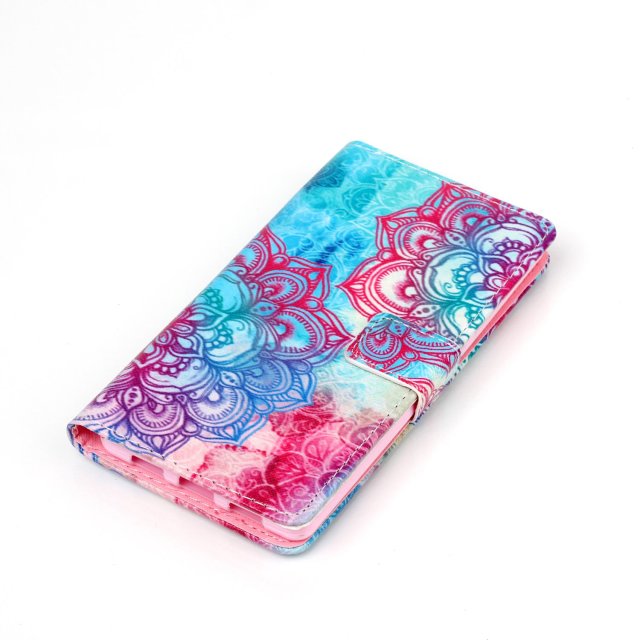 Huawei P8 LITE case wallet leather case printed