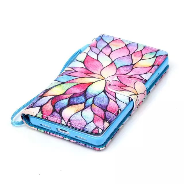 Huawei P8 LITE case wallet leather case printed