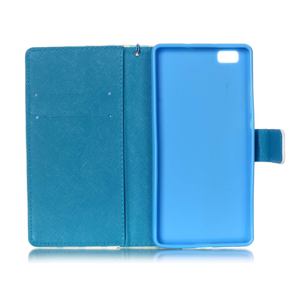 Huawei  P8 LITE case wallet leather case printed