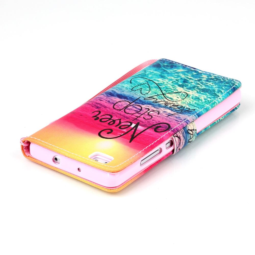 Huawei P8 LITE case wallet leather case printed Huawei P8 LITE case wallet leather case printed