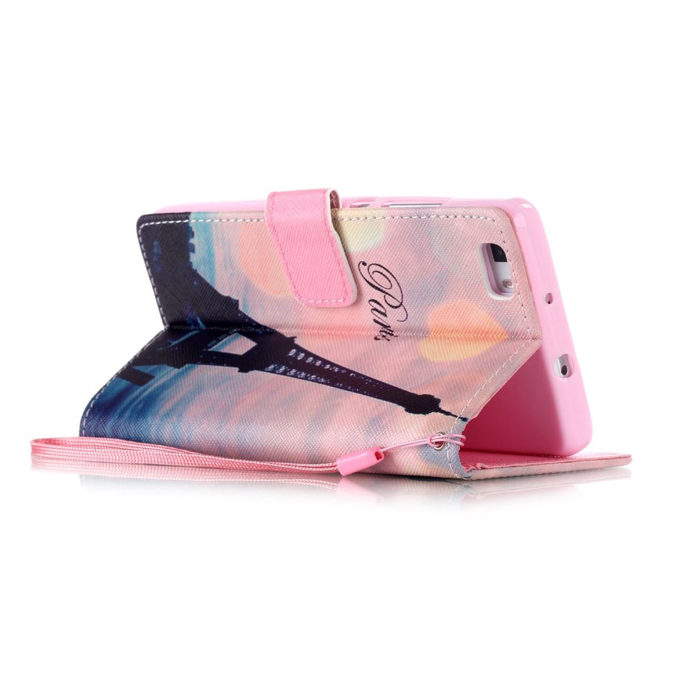 Huawei P8 LITE case wallet leather case printed