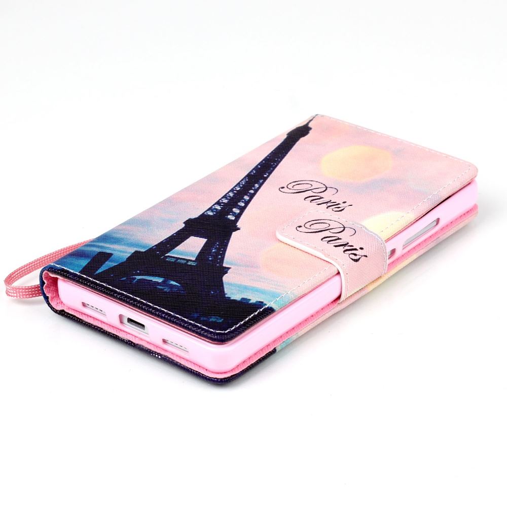 Huawei P8 LITE case wallet leather case printed