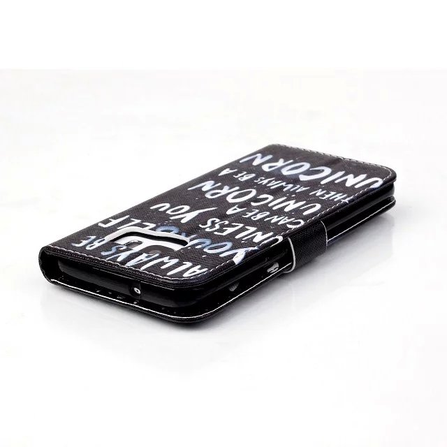 Galaxy S7 Edge case wallet leather case printed