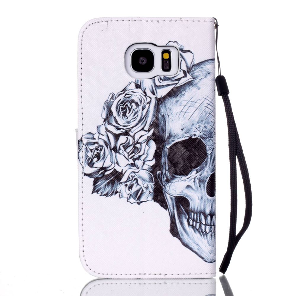 Galaxy S7 Edge case wallet leather case printed