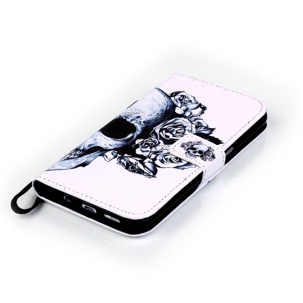 Galaxy S7 Edge case wallet leather case printed