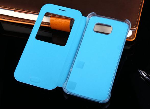 Samsung Galaxy S6 case Leather Flip window case Samsung Galaxy S6 case Leather Flip window case