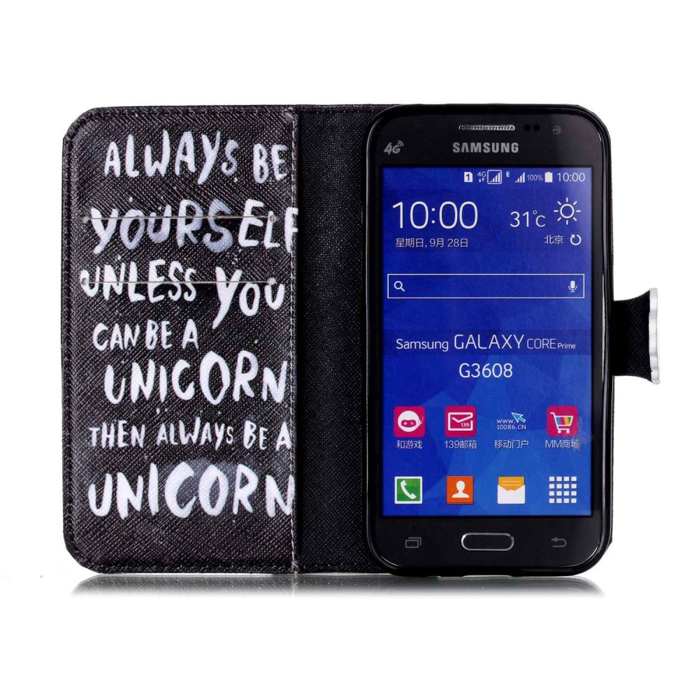 Galaxy Core Prime case wallet leather case printed Galaxy Core Prime case wallet leather case printed