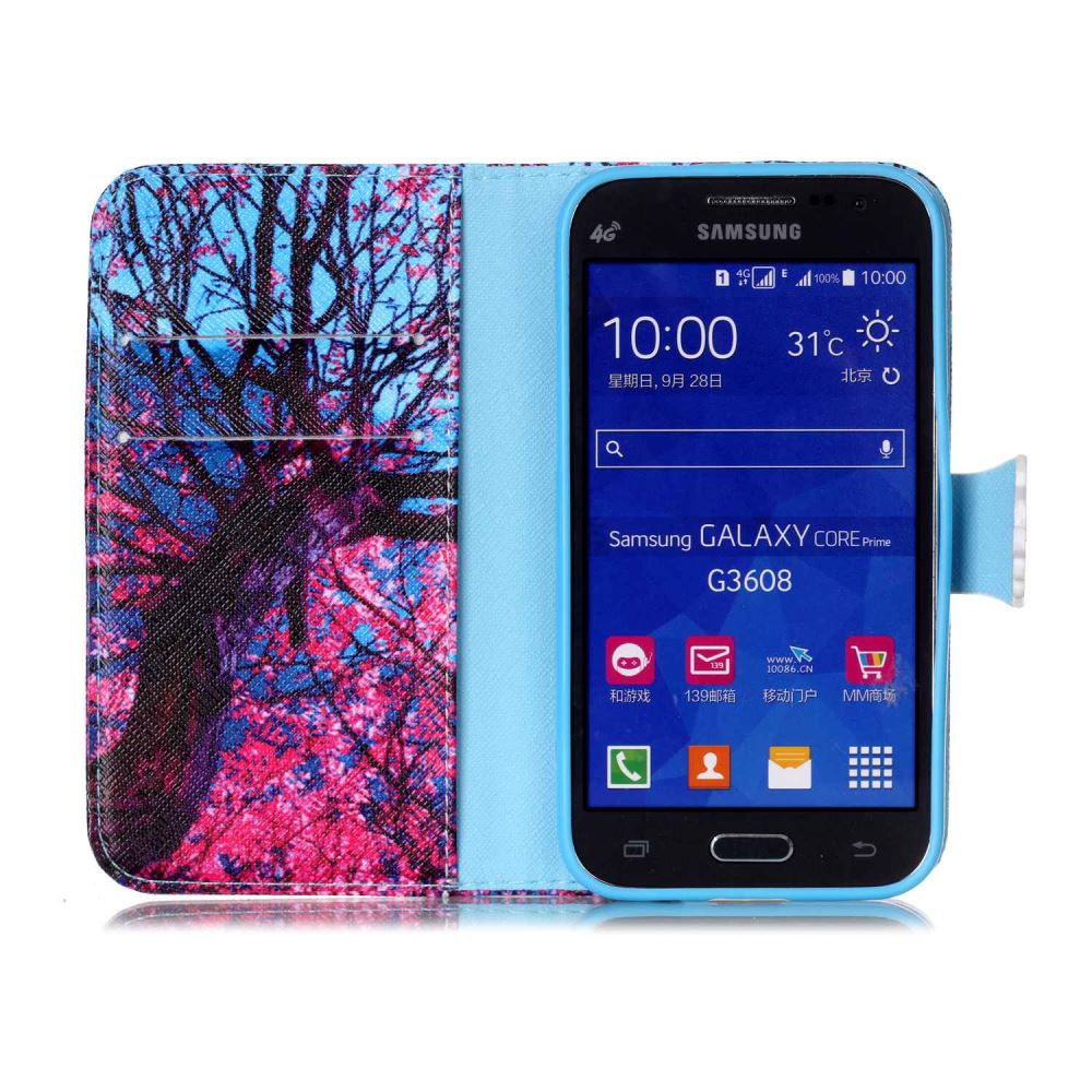 Galaxy Core Prime case wallet leather case printed Galaxy Core Prime case wallet leather case printed