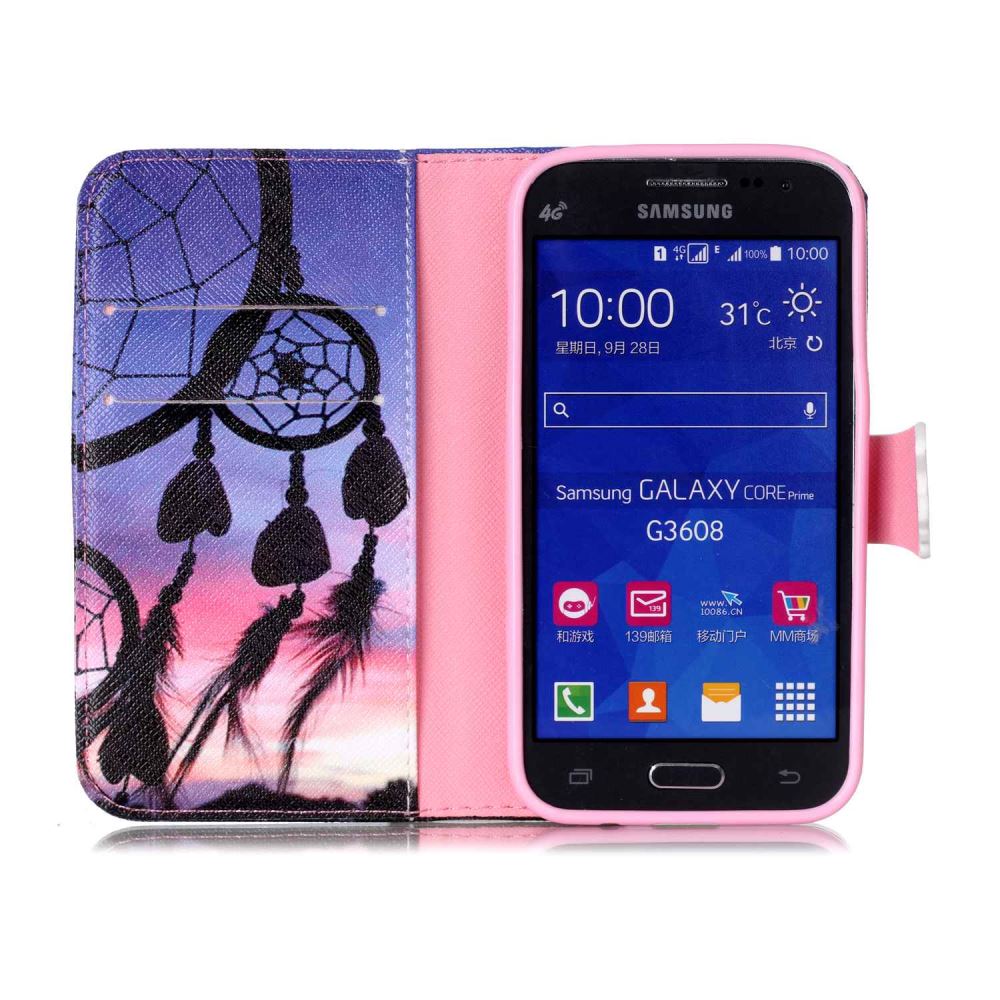 Galaxy Core Prime case wallet leather case printed Galaxy Core Prime case wallet leather case printed