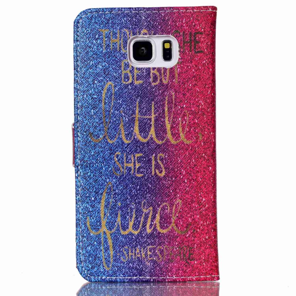 Galaxy NOTE 5 case wallet leather case printed