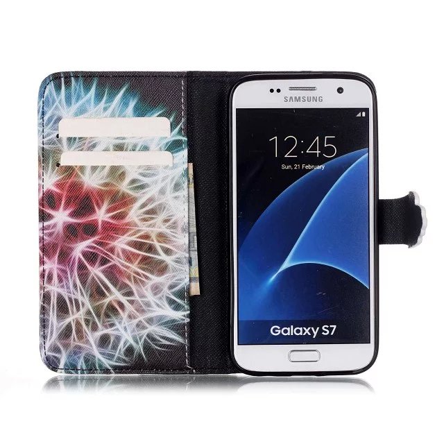Galaxy S7 case wallet leather case printed Galaxy S7 case wallet leather case printed