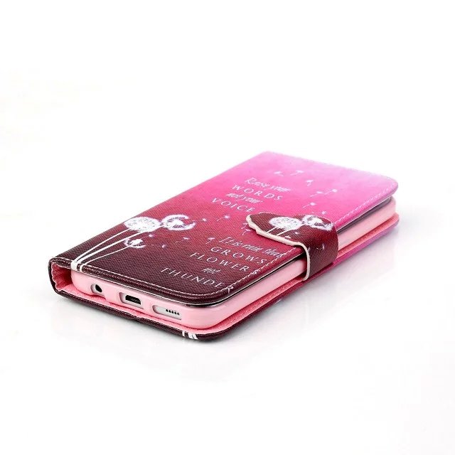 Galaxy S7 case wallet leather case printed